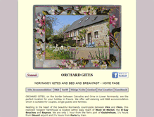 Tablet Screenshot of orchardgites.lowernormandy.com